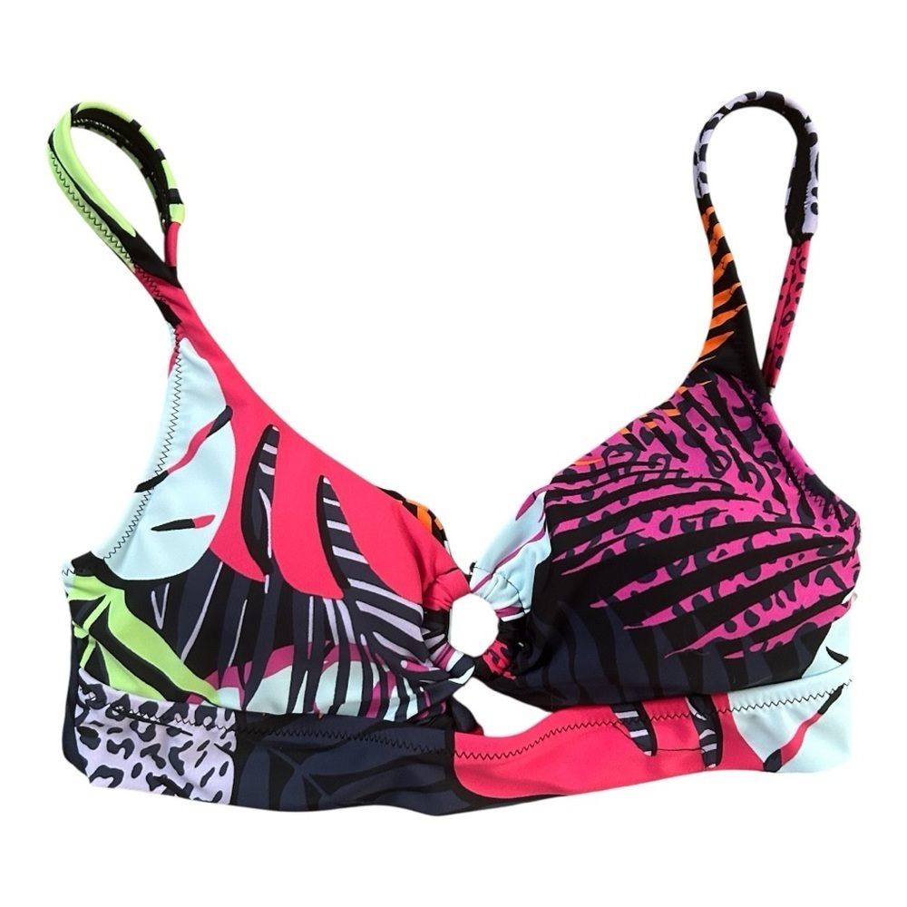 Bar III Colorful Women's Bikini Top sz S nwt,06